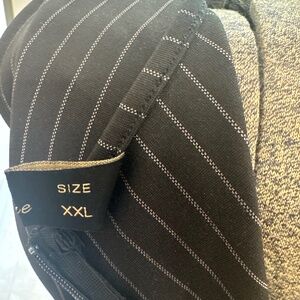 Pinstripe work dress